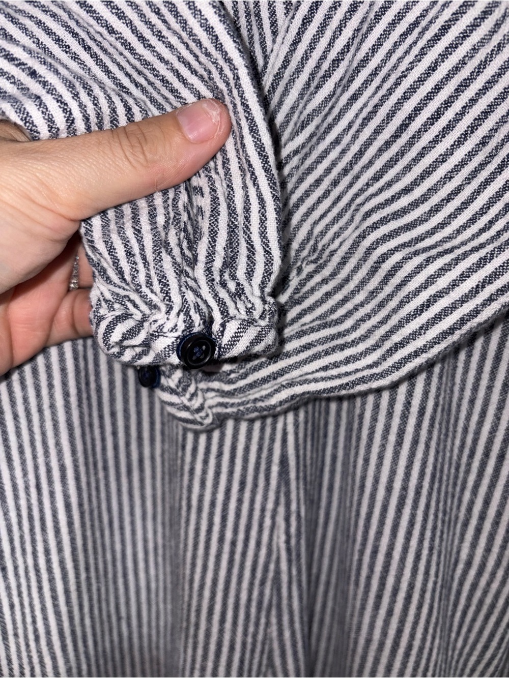 Old Navy Gray Ribbed Wide-Leg Jumpsuit with Pockets - Picture 5 of 6